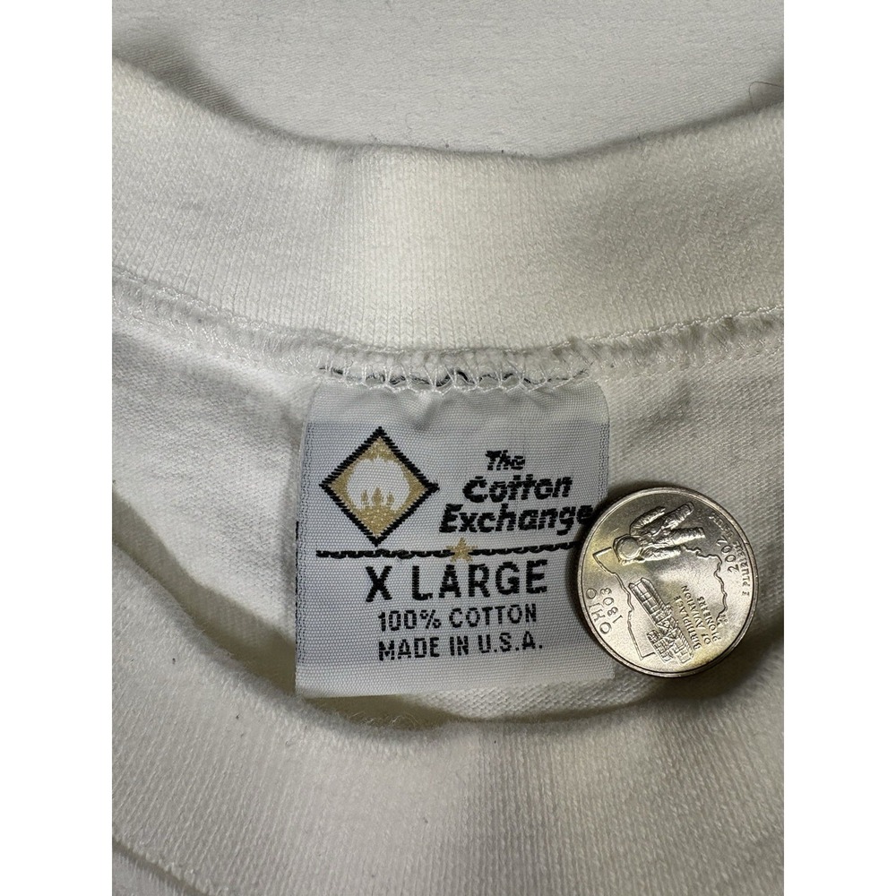 Vintage Princeton University T Shirt XL Cotton Exchange Made in USA Embroidered - Picture 3 of 6
